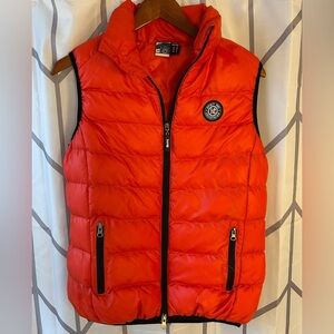 Women's Horze Bold Red Puffer Vest